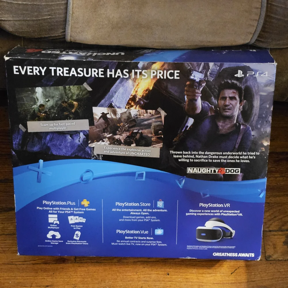Sony PS4 Uncharted 4 Bundle - Black